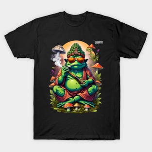 Techno T-Shirt - Psychedelic Frog - Catsondrugs.com - Techno, rave, edm, festival, techno, trippy, music, 90s rave, psychedelic, party, trance, rave music, rave krispies, rave flyer T-Shirt T-Shirt